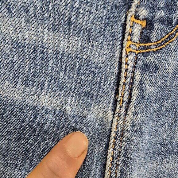 Hudson Jeans Womens 32 Blue Nico Stretch Mid Rise Crop *Read* - Picture 2 of 13